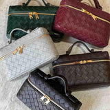 Bolso Mini Milla Tejido com Acessórios Dourados