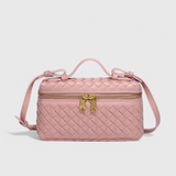 Bolso Mini Milla Tejido com Acessórios Dourados