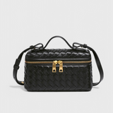 Bolso Mini Milla Tejido com Acessórios Dourados