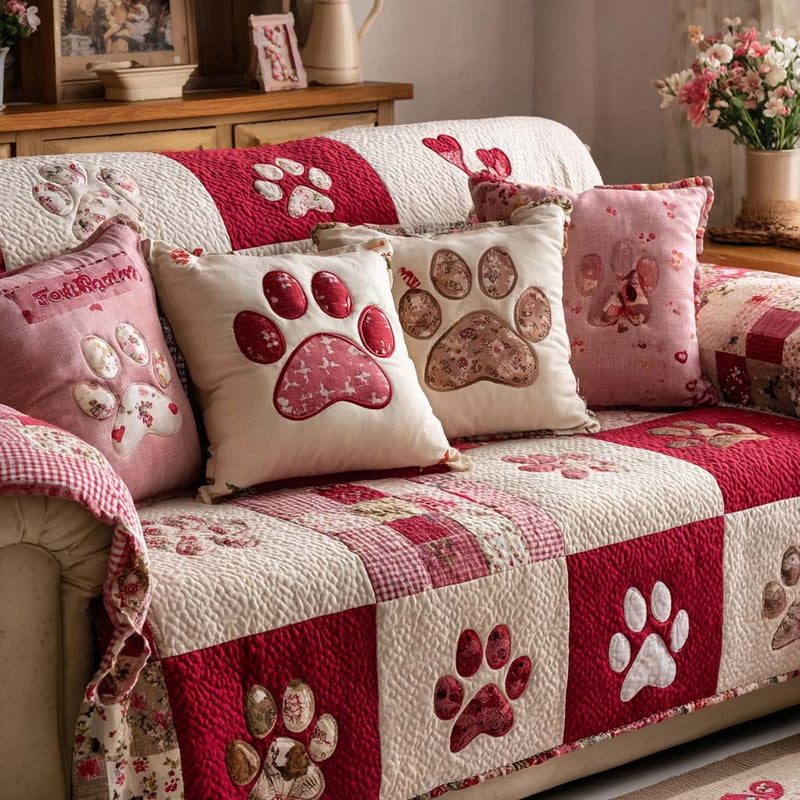 Almofadado Protetor de Sofá com Estampas Doces | Estilo que Encanta