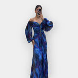 Vestido com abertura