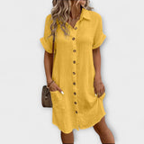 Vânia | Vestido Polo Clássico para o Dia a Dia