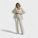 Selina - Conjunto elegante de 3 peças (Blazer, Top, Calças)