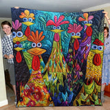 Edredons Decorativos de Galinhas Divertidas | Alegria da Quinta