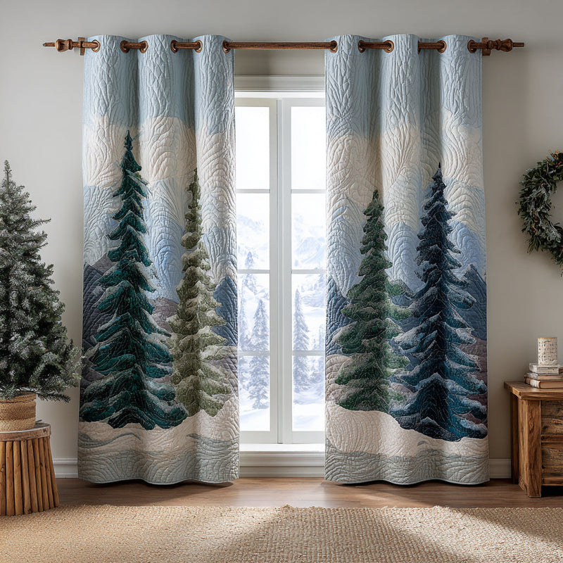 Almofadadas Cortinas Folhas Sussurrantes | Sussurro Suave