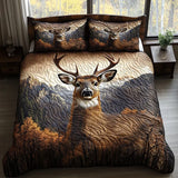 Conjunto de Cama Acolchoado de 3 Peças - Animais da Floresta
