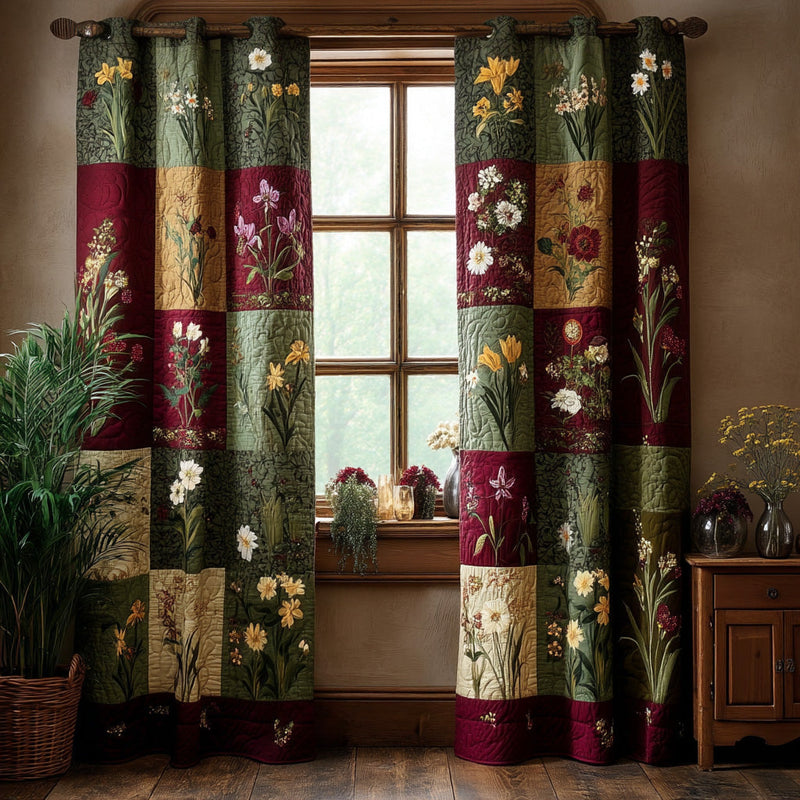 Sonhos de Flores Selvagens: Cortinas Almofadadas | Delicadeza Floral