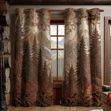 Cortinas Acolchoadas Refúgio na Floresta | Calma da Floresta