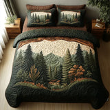 Conjunto de Cama Acolchoado de 3 Peças - Passeio pela Floresta