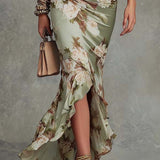 Rita | Vestido Longo com Estampa Floral