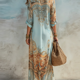 Lurdes | Vestido Camisero Mediterrâneo