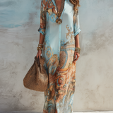 Lurdes | Vestido Camisero Mediterrâneo