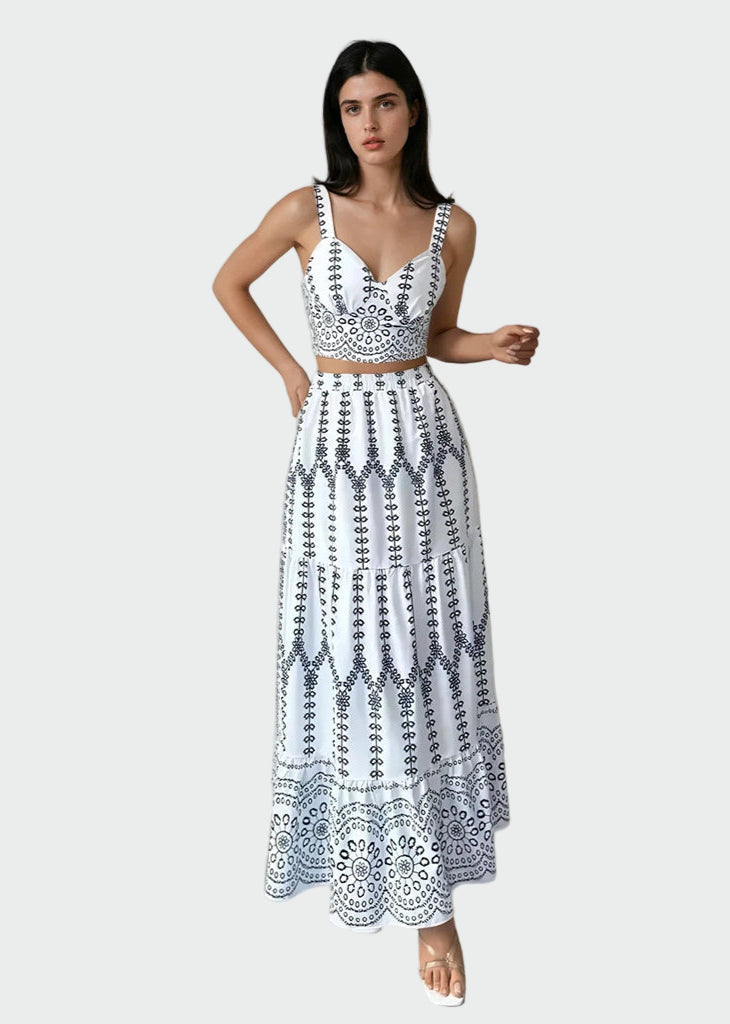Alexandra | Conjunto de Vestido de Verão