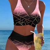 Geometric Gradient Bikini Collection