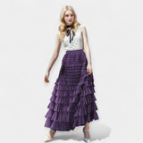 Saias elegantes com detalhe decorativo de tule