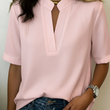 Amália — Blusa elegante com colarinho