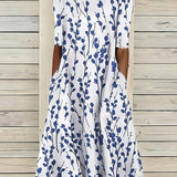 Catarina | Vestido Maxi Flor Costeira