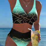 Geometric Gradient Bikini Collection