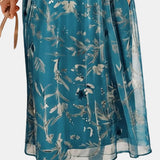 Maria | Vestido midi floral solto e leve