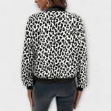 Raquel - Casaco Elegante de Estampado de Leopardo