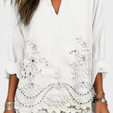 Camisa com estampado floral