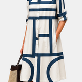 Sónia | Vestido Midi Cuidado e Estiloso