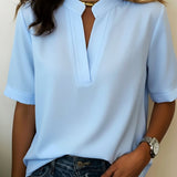Amália — Blusa elegante com colarinho