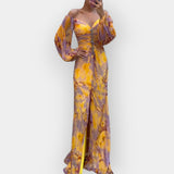 Vestido con abertura