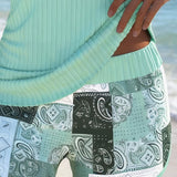 Tankini Canelado com Decote em V