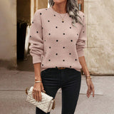 Ana | Camisola Jacquard com Padrão de Bolas