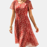 Ana | Vestido midi floral solto e leve