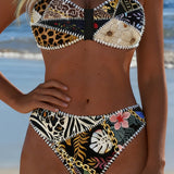 Colorblock Bikini Bralette