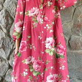Matilde | Vestido Maxi Floral Artístico