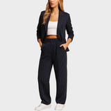 Annelies - Conjunto elegante de blazer e calças para mulheres