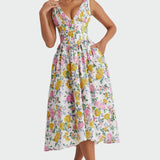 Catarina | Vestido Midi Romântico Exclusivo