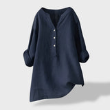 Beatriz|Camisa de linho leve para o verão