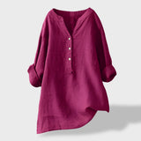 Beatriz|Camisa de linho leve para o verão