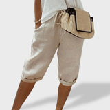 Mariana | Calções Leves de Algodão e Linho