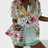 Norellia | Conjunto de linho leve e versátil para o verão