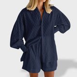 Maud | Conjunto elegante de camisas e calças de linho