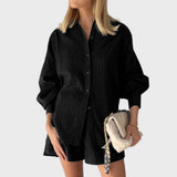 Maud | Conjunto elegante de camisas e calças de linho