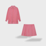 Maud | Conjunto elegante de camisas e calças de linho