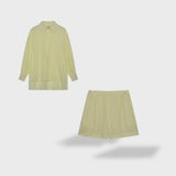 Maud | Conjunto elegante de camisas e calças de linho