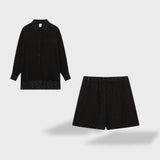 Maud | Conjunto elegante de camisas e calças de linho