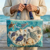 Bolsa Artesanal Carinho de Tartarugas | Serenidade do Mar