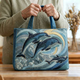 Bolsa Artesanal Golfinho Marinho | Liberdade Azul