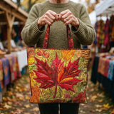 Bolsa Artesanal Ácer ao Entardecer | Cores do Outono