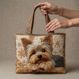 Bolsa Artesanal Yorkshire Encantador | Ternura em Cada Detalhe