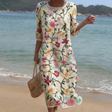 Olga - Vestido Floral Feminino com Bordado