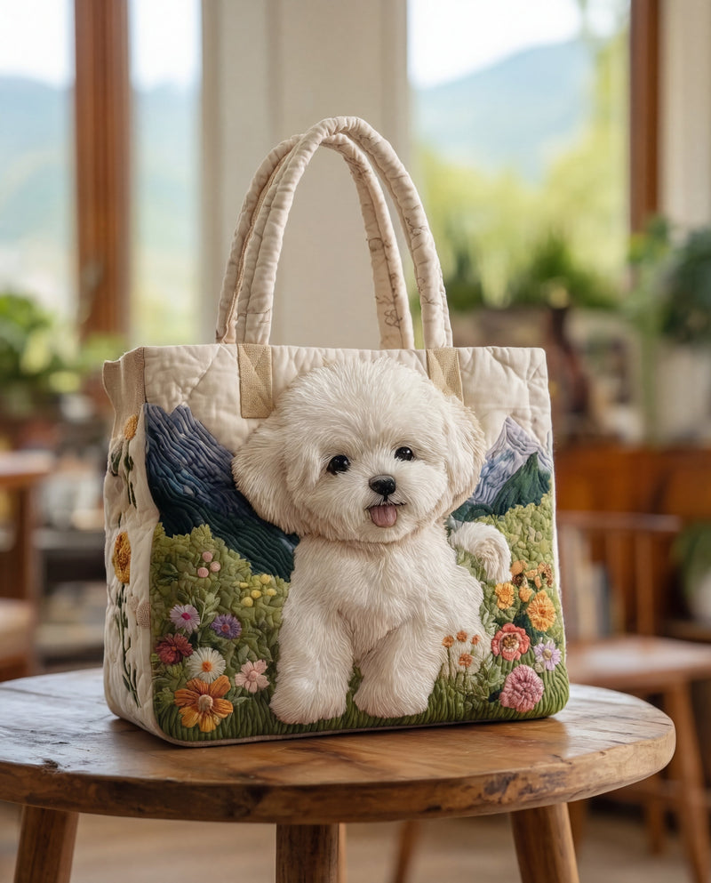 Bolsa Artesanal Acolchado Cão Encantado